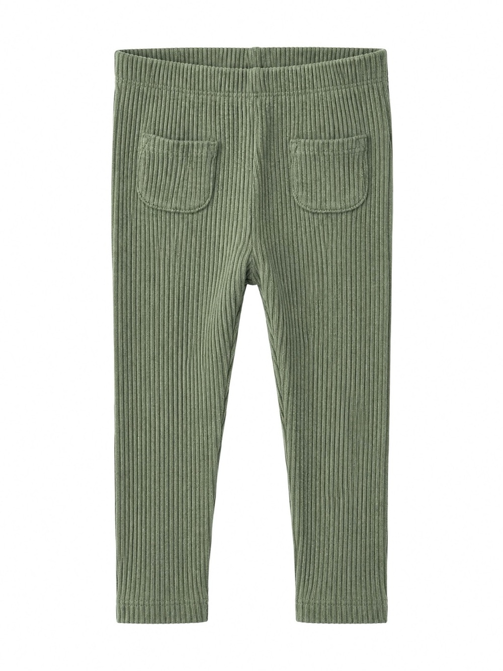 Old Navy Olive Ribbed Knit Leggings with Front Pockets, 2T